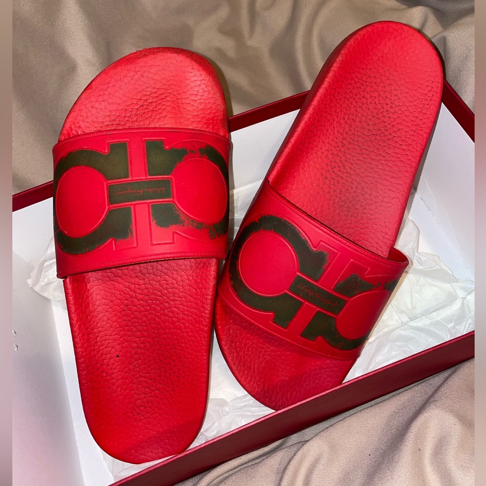 Ferragamo Rubber Slides